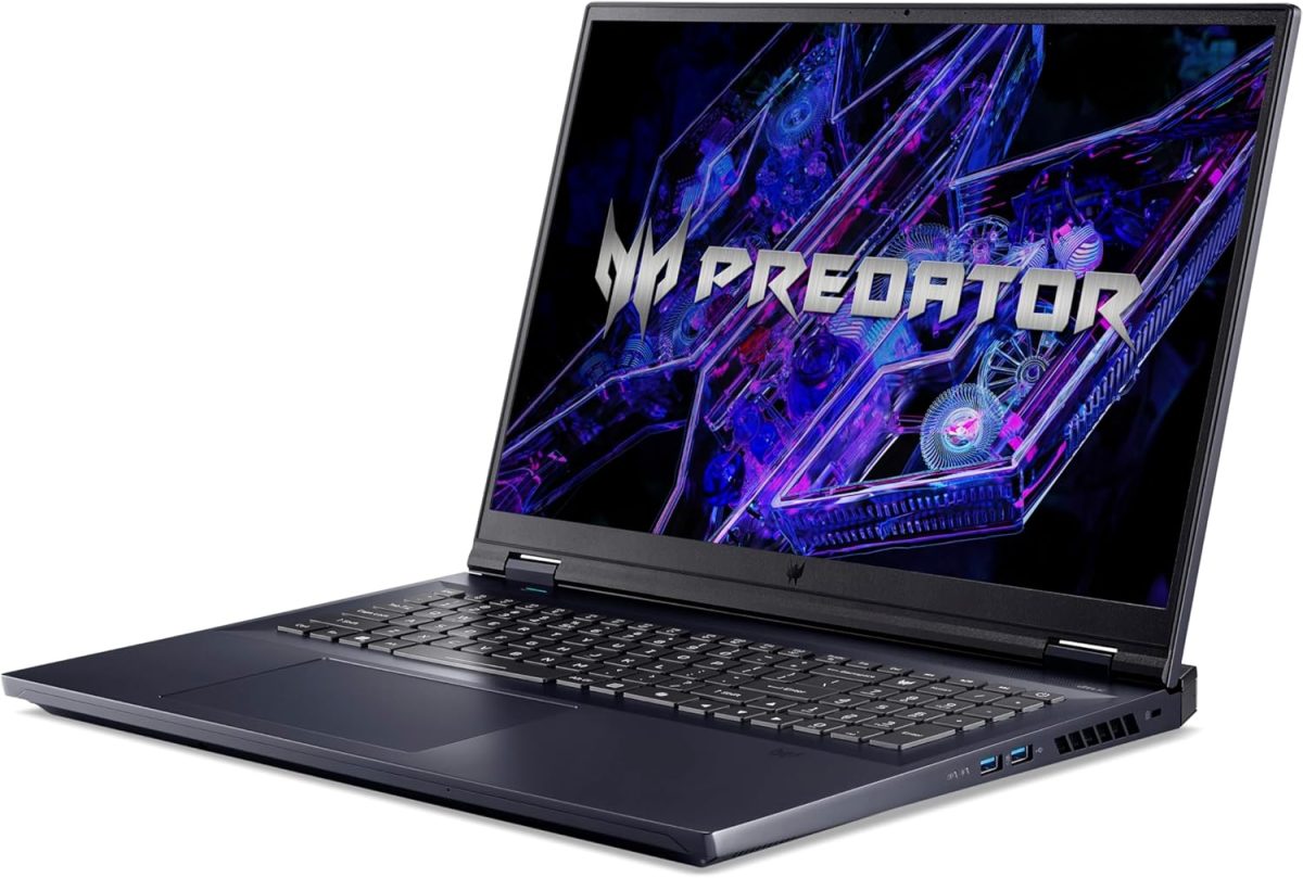 ⁦ايسر لابتوب العاب بريداتور هيليوس 18 PH18 الجيل 14 كور i9-14900HX 24 نواة حتى 5.80GHz/32GB DDR5 5600MHz/1TB SED SSD/12GB انفيديا RTX4080/18 انش WQXGA IPS 240Hz/كيلر واي فاي 7/RGB KB/ويندوز 11/11/أبي⁩ - الصورة ⁦4⁩