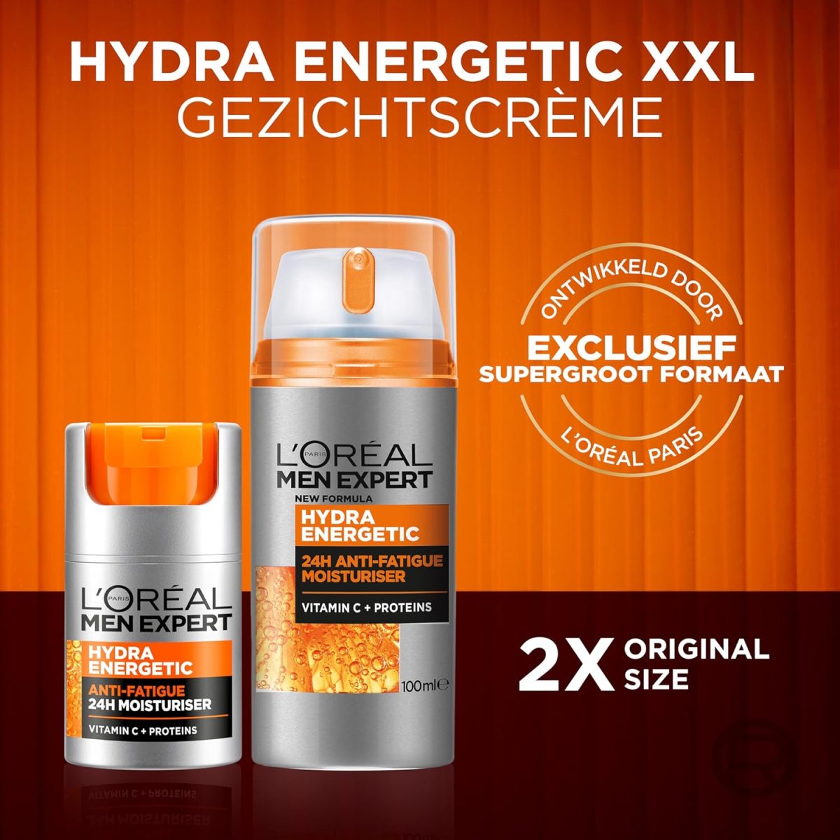 ⁦L'Oreal Men Expert Hydra Energetic Anti-Fatigue Moisturiser for Men 100 ml⁩ - الصورة ⁦2⁩