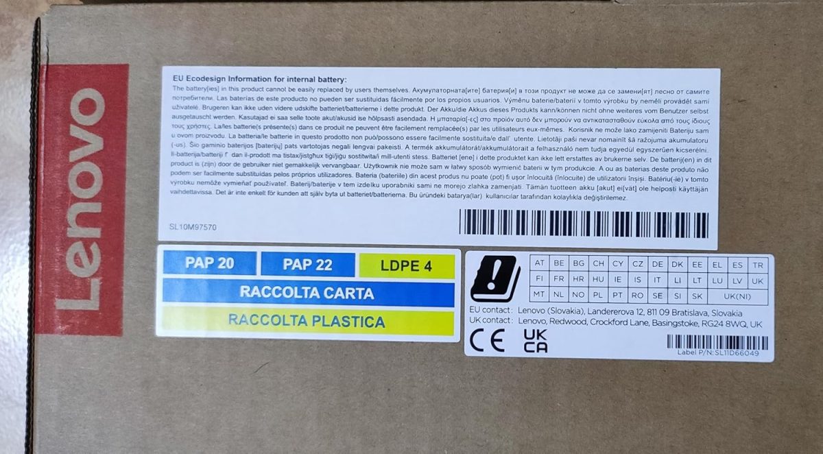 ⁦لينوفو لابتوب V15 G4 IRU 83A100KEIX بشاشة FHD مقاس 15.6 انش ومعالج انتل i3-1315U وذاكرة RAM DDR4 سعة 8GB وSSD NVMe 512GB وويندوز 11 برو⁩ - الصورة ⁦10⁩