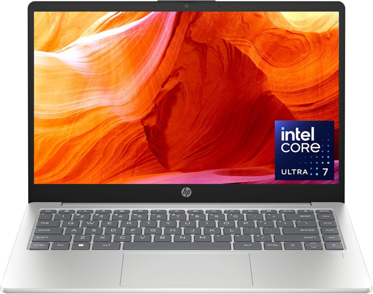 HP لابتوب 14-ep1003ne بمعالج انتل كور الترا 7-155H وشاشة FHD مقاس 14 انش وذاكرة RAM DDR5 سعة 16GB وSSD 1TB وبطاقة رسومات انتل ارك™ مدمجة وكيبورد انجليزي/عربي وويندوز 11، فضي طبيعي [B13Y4EA]