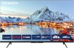 ⁦سكاي ورث تلفزيون جوجل سمارت 75 بوصة UHD 4K HDR بلوتوث مع دولبي فيجن HDR ودي تي اس فيرتشوال اكس ويوتيوب ونتفليكس وفري فيو بلاي واليكسا مدمج، واي فاي، اسود موديل 75SUE9350F-ضمان لمدة عام من الشركة⁩ - الصورة ⁦2⁩