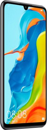 ⁦هواوي هاتف ذكي P30 لايت 128GB 6.1 انش FHD ديودروب مع كاميرا ثلاثية عريضة للغاية 48MP، ذاكرة RAM 4GB، اندرويد 9.0 بدون شريحة اتصال، شريحة واحدة، اصدار المملكة المتحدة، اسود⁩ - الصورة ⁦3⁩