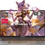 لابتوب العاب ايس ماجيك 2025 بمعالج AMD رايزن 7 5700U (8C/16T حتى 4.3GHz)، ذاكرة RAM 16GB وSSD NVMe 512GB، بطاقة رسومات راديون RX فيجا 8، شاشة FHD 16.1 انش، واي فاي 6، كيبورد باضاءة خلفية