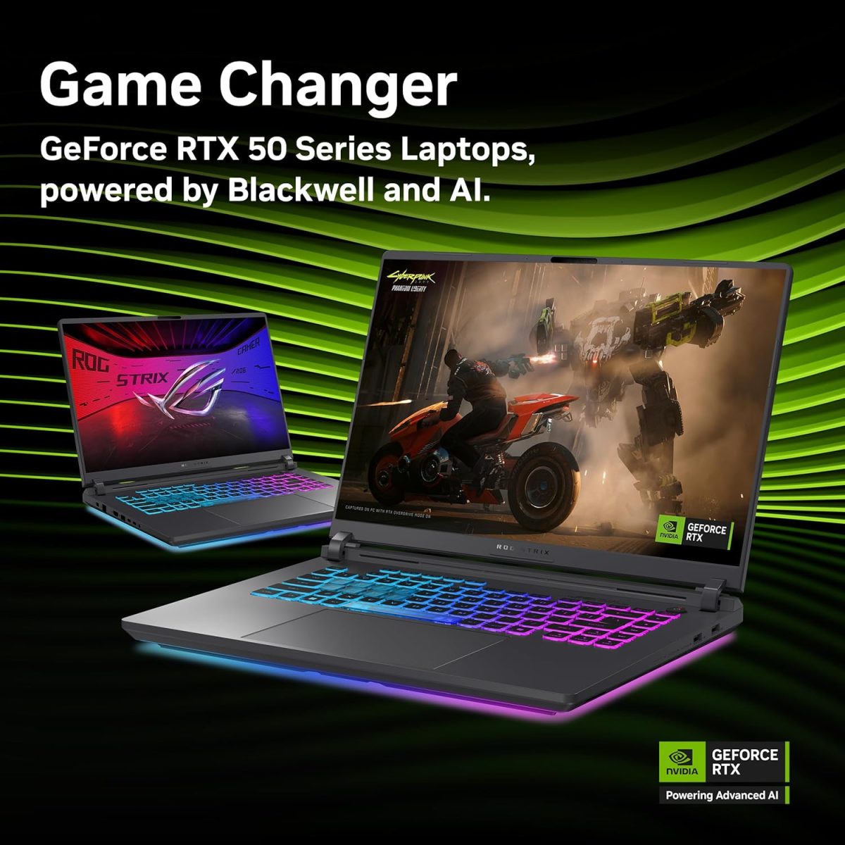⁦ASUS ROG Strix G16 (2025) Gaming Laptop, 16” ROG Nebula Display 16:10 2.5K 240Hz/3ms, NVIDIA® GeForce RTX™ 5060 GPU, Intel® Core™ Ultra 9 Processor 275HX, 16GB DDR5, 1TB SSD, Wi-Fi 7, Wind11 Home⁩ - الصورة ⁦10⁩
