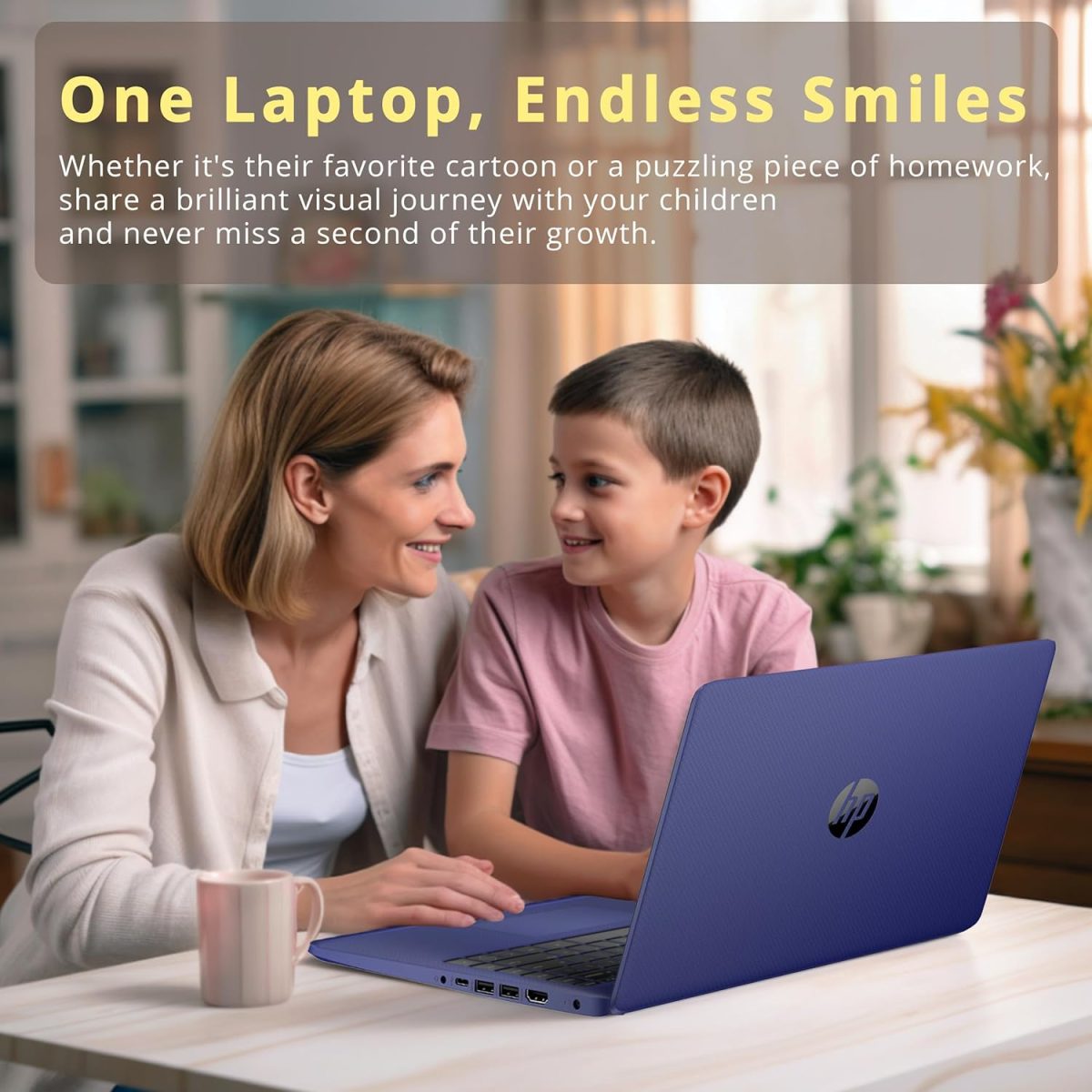 ⁦HP لابتوب ستريم 14 انش مايكرو ايدج HD، انتل سيليرون N4020، ذاكرة RAM 8GB، تخزين 224GB (مجموعة قاعدة شحن اي ام ام سي 64GB و160GB)، اوفيس 365 لمدة عام، كاميرا ويب، واي فاي 5، بلوتوث، ويندوز 11، ازرق⁩ - الصورة ⁦7⁩