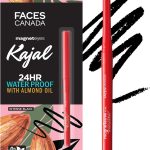 قلم كاجال مغناطيسي ايز من فيس كندا - اسود، 0.35 غرام | يدوم لمدة 24 ساعة | انزلاق سلس بضغطة واحدة | مقاوم للماء والتلطخ والبهتان | لمسة نهائية مات عميقة | غني بزيت اللوز وفيتامين E