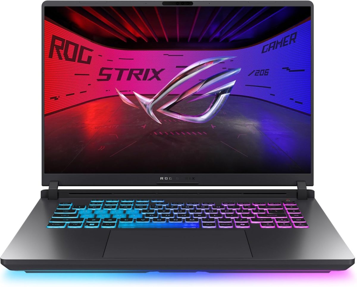 ⁦ASUS ROG Strix G16 (2025) Gaming Laptop, 16” ROG Nebula Display 16:10 2.5K 240Hz/3ms, NVIDIA® GeForce RTX™ 5060 GPU, Intel® Core™ Ultra 9 Processor 275HX, 16GB DDR5, 1TB SSD, Wi-Fi 7, Wind11 Home⁩ - الصورة ⁦14⁩