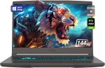 MSI لابتوب العاب رفيع A15 بالذكاء الاصطناعي، AMD رايزن 9 8945HS، 64GB DDR5 RAM، 4TB PCIe SSD، شاشة 15.6 انش FHD (1920x1080) 144Hz IPS، انفيديا جي فورس RTX 4060، كيبورد باضاءة خلفية، W11 برو، اسود