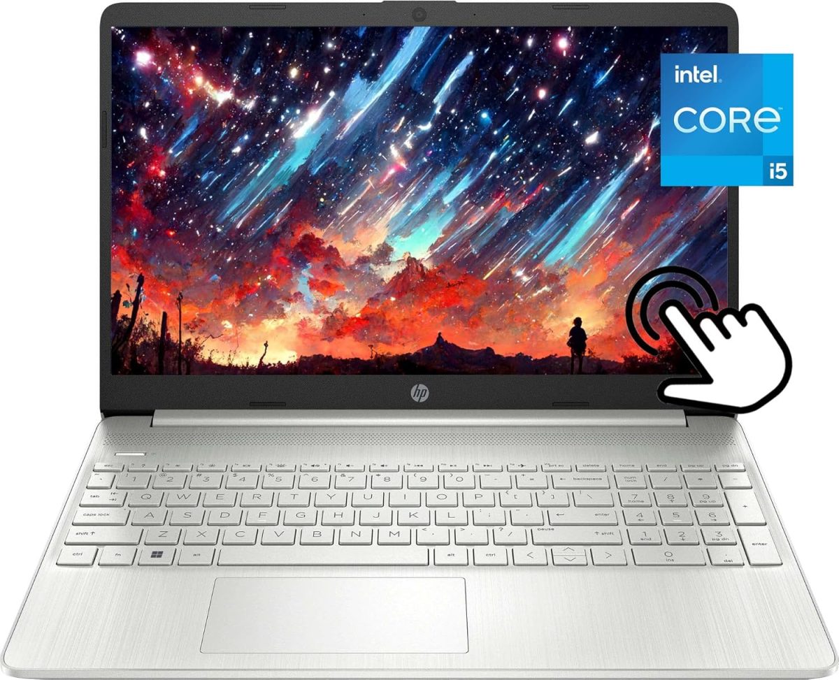 HP لابتوب فلاج شيب بشاشة لمس 15.6 HD IPS رباعي النواة i5-1135G7 (حتى 4.2GHz افضل من i7-1060G7) وRAM 16GB وSSD PCIe 512GB وبطاقة عرض مرئي ايرس Xe وبلوتوث وواي فاي وويندوز 11 هوم اس وملحقات جي ام