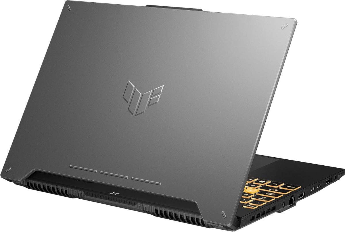 ⁦اسس لابتوب العاب تي يو اف 15 FX507ZV بشاشة FHD 15.6 انش 144Hz ومعالج انتل كور i7-12700H وذاكرة RAM 16GB وSSD 512GB وانفيديا جيفورس RTX 4060 8GB وويندوز 11 وكيبورد انجليزي/رمادي⁩ - الصورة ⁦3⁩