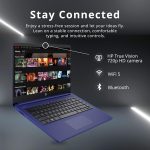 ⁦HP لابتوب ستريم 14 انش مايكرو ايدج HD، انتل سيليرون N4020، ذاكرة RAM 8GB، تخزين 224GB (مجموعة قاعدة شحن اي ام ام سي 64GB و160GB)، اوفيس 365 لمدة عام، كاميرا ويب، واي فاي 5، بلوتوث، ويندوز 11، ازرق⁩ - الصورة ⁦6⁩