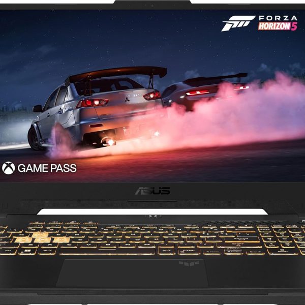 اسس لابتوب العاب تي يو اف 15 FX507ZV بشاشة FHD 15.6 انش 144Hz ومعالج انتل كور i7-12700H وذاكرة RAM 16GB وSSD 512GB وانفيديا جيفورس RTX 4060 8GB وويندوز 11 وكيبورد انجليزي/رمادي