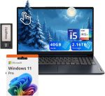 لينوفو لابتوب ايديا باد 1i بشاشة لمس FHD 15.6 انش ومعالج انتل i5 1235U وذاكرة RAM 40GB وتخزين 2.16TB (SSD 2TB + قاعدة شحن 160GB) وبطاقة عرض مرئي انتل ايريس Xe وكاميرا HD وصوت دولبي وواي فاي 6 وويندوز