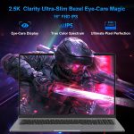⁦لابتوب العاب 16 انش 2.5K IPS، لابتوب 16GB DDR5 1TB SSD معالج AMD رايزن 7 7840HS (حتى 5.1GHz)، لابتوب تقليدي واي فاي 6 بلوتوث 5.2 USB 3.1×3 HDMI × 1 منفذ صوت ×1 نظام تبريد للالعاب⁩ - الصورة ⁦2⁩