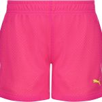 بوما شورت اكتيف شبكي مزدوج للبنات