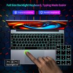 ⁦لابتوب العاب 15.6 انش من دانهو، 16GB RAM 512GB SSD، معالج N95 12° (حتى 3.4GHz)، FHD IPS زاوية مفتوحة 180 درجة، كيبورد مضيئة،⁩ - الصورة ⁦4⁩