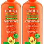 كانتو بلسم مرطب خالي من السيليكون مع زبدة الشيا النقية من الافوكادو، 13.5 اونصة سائلة (عبوة من قطعتين) (قد تختلف التعبئة)