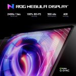 ⁦ASUS ROG Strix G16 (2025) Gaming Laptop, 16” ROG Nebula Display 16:10 2.5K 240Hz/3ms, NVIDIA® GeForce RTX™ 5060 GPU, Intel® Core™ Ultra 9 Processor 275HX, 16GB DDR5, 1TB SSD, Wi-Fi 7, Wind11 Home⁩ - الصورة ⁦3⁩