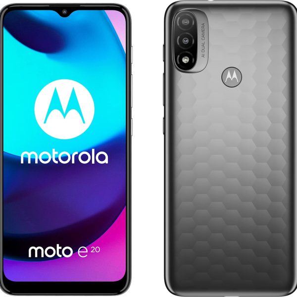 موتورولا Moto E20 32GB 2GB RAM رمادي جرافيت