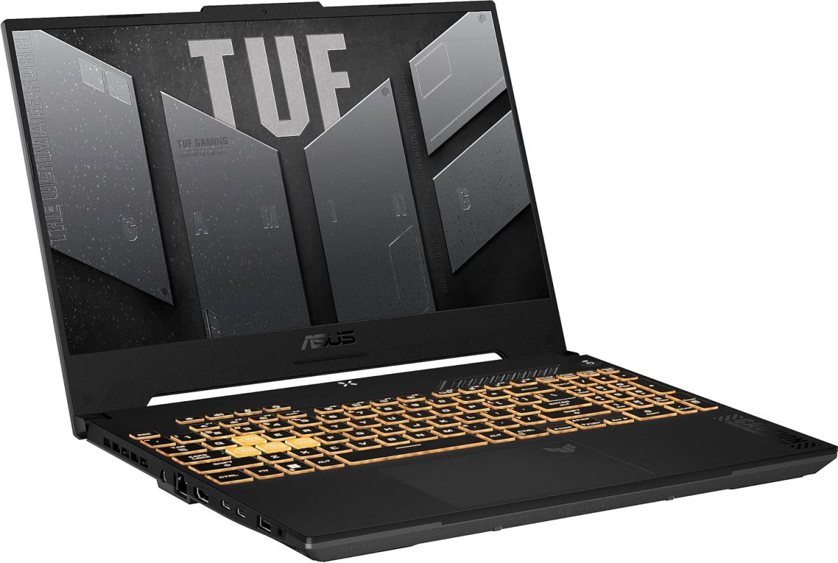 ⁦اسس لابتوب العاب تي يو اف 15 FX507ZV بشاشة FHD 15.6 انش 144Hz ومعالج انتل كور i7-12700H وذاكرة RAM 16GB وSSD 512GB وانفيديا جيفورس RTX 4060 8GB وويندوز 11 وكيبورد انجليزي/رمادي⁩ - الصورة ⁦4⁩