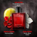 ⁦فيلين عطر سنيك للرجال او دي بارفان (او دي بارفان) - 100 مل، عطر قوي ودخاني وذكوري، خشب العنبر، طحلب السنديان، الباتشولي، نجيل الهند⁩ - الصورة ⁦10⁩