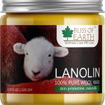 بليس أوف إيرث كريم لانولين بيور جولدن للشفاه والشعر، شمع صوف طبيعي، كريم لانولين نقي للحلمات الملتهمة، 100 غرام