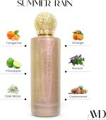 ⁦عطر فينتاج باي ايه ام دي بيرفيومز سمر رين للنساء - افضل الهدايا للنساء - او دي بارفان فريد للنساء - او دي بارفان 100 مل⁩ - الصورة ⁦3⁩