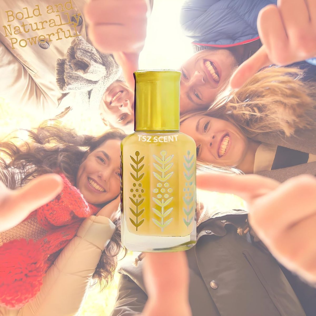 ⁦عطر عود زعفران من تي اس زد سينت للرجال والنساء، عطر يدوم طويلا للجنسين، عطر نقي ومركز خالٍ من الكحول، 12 مل⁩ - الصورة ⁦4⁩