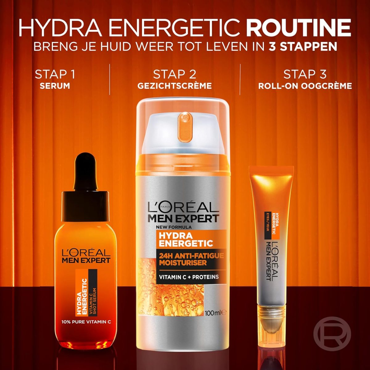 ⁦L'Oreal Men Expert Hydra Energetic Anti-Fatigue Moisturiser for Men 100 ml⁩ - الصورة ⁦10⁩