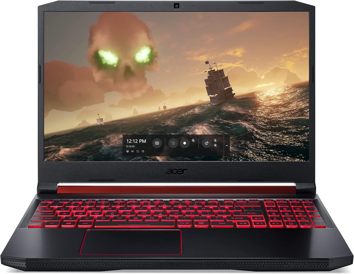 ايسر نيترو 5، انتل كور i5-9300H جيل 9، نفيديا جيفورس GTX 1650، IPS بدقة FHD 15.6 انش، DDR4 8GB، SSD بمنفذ ملحقات اضافية سريع وذاكرة مستديمة 256GB، Wi-Fi 6، كيبورد باضاءة خلفية، اليسكا، AN515-54-5812