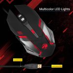 ⁦زيبرونيكس ماوس العاب ضوئي USB مع تاثير LED من زيب-ترانسفورمر-ام (اسود)⁩ - الصورة ⁦3⁩