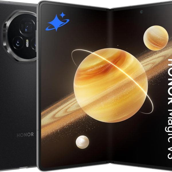 اونر هاتف ذكي ماجيك في 3 الجيل الخامس 5G، ذاكرة RAM 12GB + ذاكرة روم 512GB، ثنائي شرائح الاتصال، اسود - اصدار عالمي
