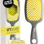 اف اتش اي هيت مقبض رمادي من انبراش، اصفر