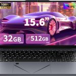 لابتوب اوك بوك 15.6 انش، AMD رايزن 5 3500U (حتى 3.7GHz) معالج رباعي النواة، 32GB DDR4 RAM، M.2 SSD، نوت بوك محمول مع لوحة لمس قابلة للتعديل، مفتاح كاميرا ويب للخصوصية (32GB DDR4 | 512GB SSD)