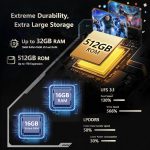 ⁦كوبت جوال كينج كونج اكس راجد 5G- ذاكرة RAM 32GB وروم 512GB، بطارية 10200mAh، كاميرا 100MP، شاشة مزدوجة 6.55 انش FHD+1.85 انش، IP68/IP69K، ثنائي شرائح الاتصال اندرويد 14، NFC/GPS/OTG⁩ - الصورة ⁦3⁩