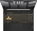 ⁦اسس لابتوب العاب تي يو اف 15 FX507ZV بشاشة FHD 15.6 انش 144Hz ومعالج انتل كور i7-12700H وذاكرة RAM 16GB وSSD 512GB وانفيديا جيفورس RTX 4060 8GB وويندوز 11 وكيبورد انجليزي/رمادي⁩ - الصورة ⁦2⁩