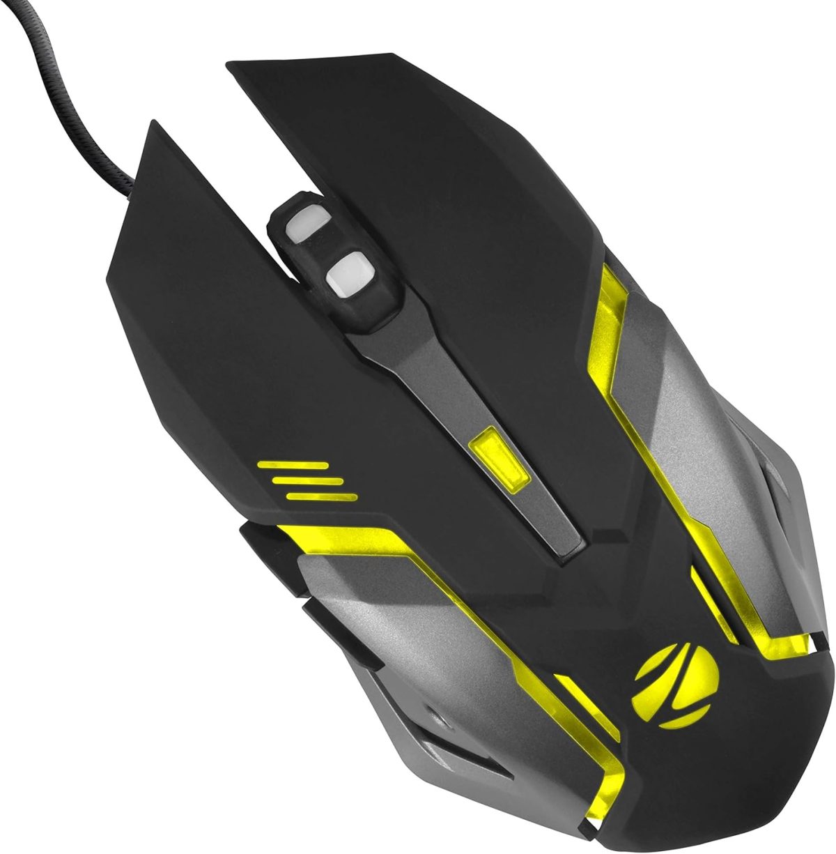 زيبرونيكس ماوس العاب ضوئي USB مع تاثير LED من زيب-ترانسفورمر-ام (اسود)