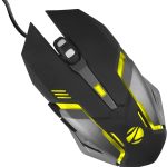 زيبرونيكس ماوس العاب ضوئي USB مع تاثير LED من زيب-ترانسفورمر-ام (اسود)