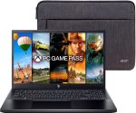 ⁦ايسر لابتوب العاب نيترو في بشاشة 15.6 انش FHD IPS 144Hz ومعالج AMD رايزن 5 7535HS سداسي النواة جيفورس RTX 4050 و16GB DDR5 و1TB SSD وويندوز 11 وBK وشنطة لابتوب وقاعدة ماوس TWE⁩ - الصورة ⁦2⁩