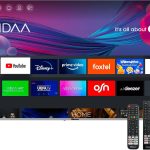 نوبل تلفزيون فيدا سمارت 85 بوصة بدقة 4 كيه الترا اتش دي بنظام iOS واندرويد مع صوت فيدا وصوت محيطي دي تي اس تروباس وبلوتوث وواي فاي ومشاركة الشاشة UHD85VID، فضي، ضمان لمدة عام 2024