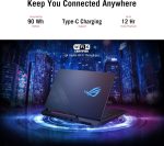 ⁦اسس لابتوب العاب روج ستريكس 15، شاشة 15.6 انش 300Hz 3ms FHD IPS، AMD رايزن 9 5900HX، 32GB DDR4 SDRAM، 1TB SSD، نفيديا جيفورس RTX 3080، كيبورد ميكانيكي بصري RGB لكل مفتاح، ويندوز 11 هوم⁩ - الصورة ⁦4⁩