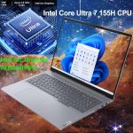 ⁦لينوفو لابتوب ثينك بوك 16 G7 للاعمال بشاشة 16 انش FHD+ ومعالج انتل الترا 7 155H 16 نواة (افضل من i7-13705H) وبطاقة رسومات قوس وRAM DDR5 32GB وSSD PCIe 1TB وواي فاي 6E وكيبورد باضاءة خلفية وويندوز 11⁩ - الصورة ⁦3⁩