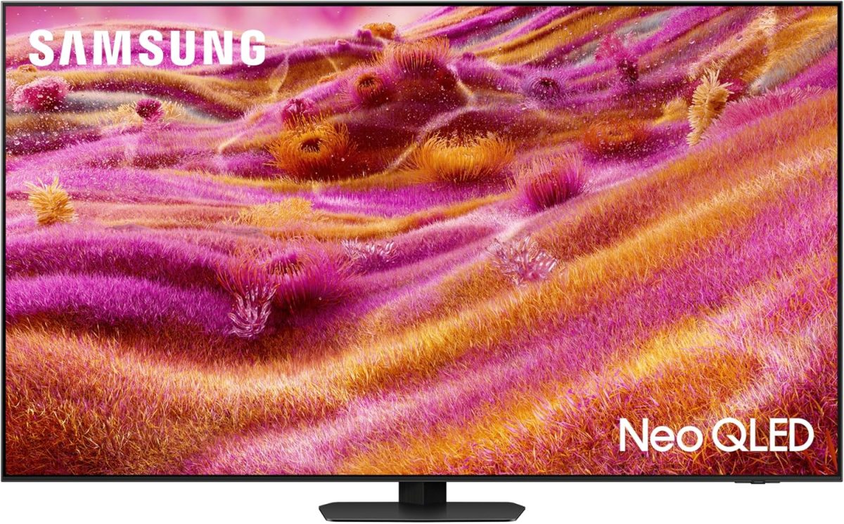 سامسونج تلفزيون نيو QLED 55 بوصة، QN90F، 4K، LED صغير، معالج NQ4 AI الجيل الثالث، ترقية 4K بالذكاء الاصطناعي، خال من الوهج، نيو كوانتوم HDR+، سامسونج Vision AI (2025 - نسخة الامارات العربية المتحدة)