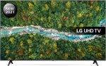 LG تلفزيون ذكي 50UP77006LB 50 بوصة 4K UHD HDR LED (موديل 2021) مع فري فيو بلاي، برايم فيديو، نتفليكس، ديزني+، مساعد جوجل ومتوافق مع اليكسا (مجدد)