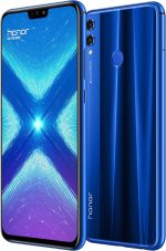 اونر هاتف ذكي 8X ثنائي شرائح الاتصال 64GB (جي اس ام فقط | بدون سي دي ام ايه) (جي اس ام فقط | بدون سي دي ام ايه) هاتف ذكي 4G/LTE مفتوح من المصنع - ازرق