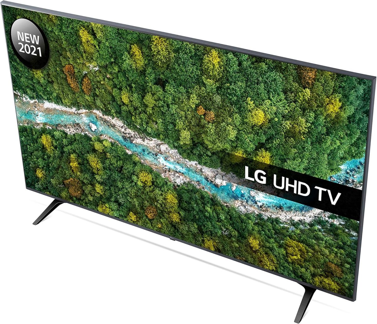 ⁦LG تلفزيون ذكي 50UP77006LB 50 بوصة 4K UHD HDR LED (موديل 2021) مع فري فيو بلاي، برايم فيديو، نتفليكس، ديزني+، مساعد جوجل ومتوافق مع اليكسا (مجدد)⁩ - الصورة ⁦3⁩