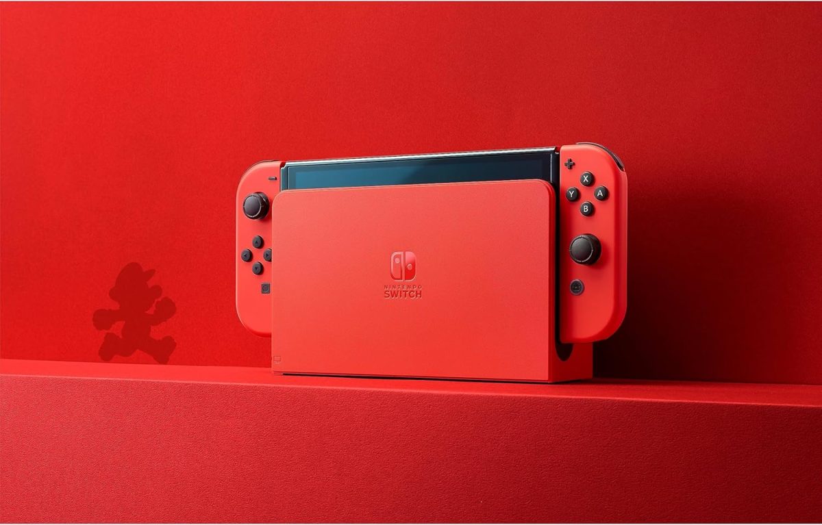 ⁦Nintendo Switch (OLED Model) Mario Red Edition⁩ - الصورة ⁦4⁩