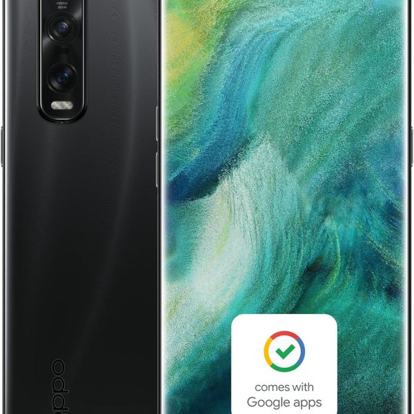 اوبو موبايل فايند X2 برو 5G - كوالكوم سناب دراغون 865 الجيل الخامس 6.7 انش 4260 mAh كاميرا تكبير 48 ميجابكسل 120 هرتز هاتف ذكي - اسود (مجدد)