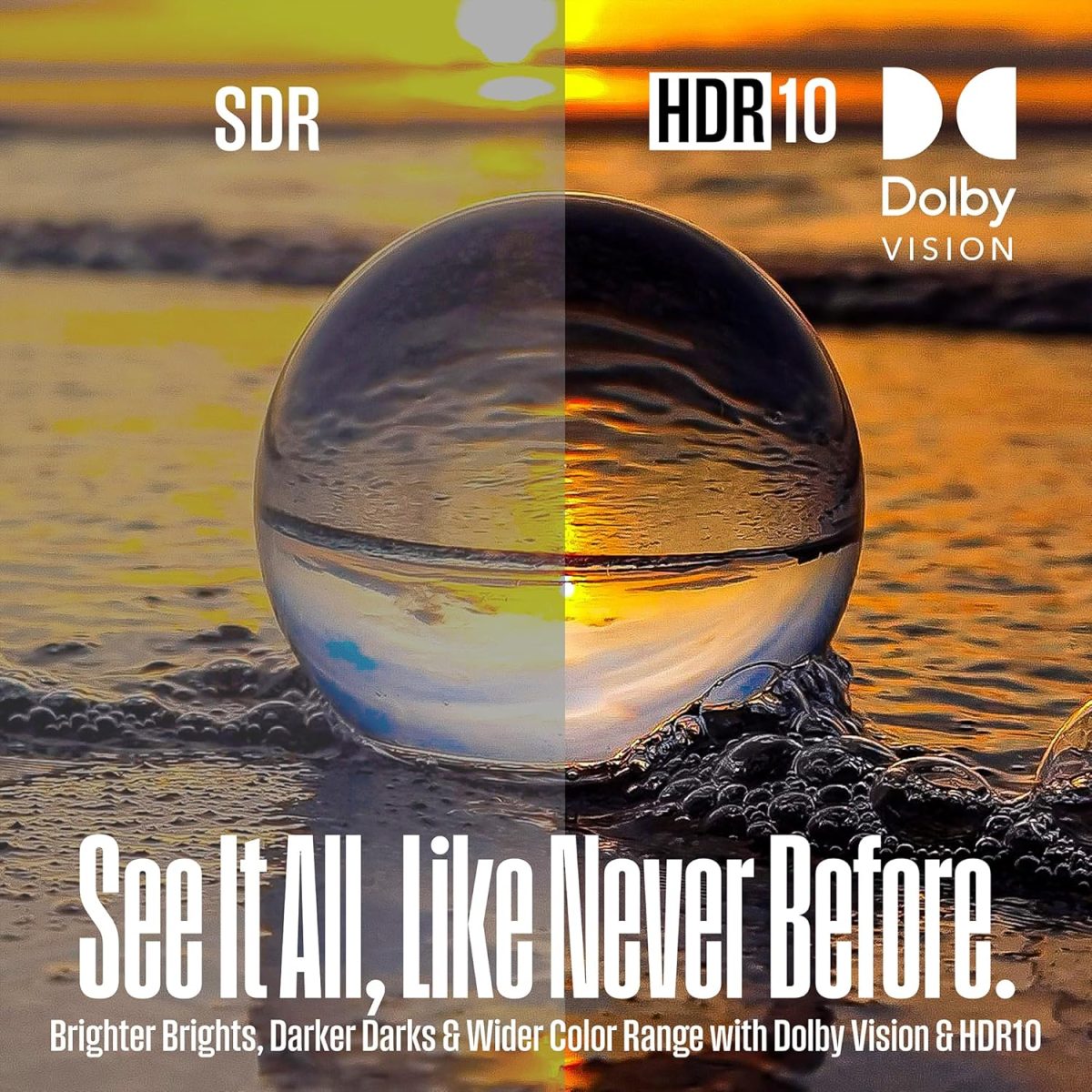 ⁦وستنجهاوس تلفزيون كيو ليد روكو من ايدجليس - تلفزيون ذكي 43 بوصة، 4K UHD مع HDR 10+، دولبي فيجن، اتصال واي فاي وتطبيق جوال، شاشة مسطحة متوافق مع ابل هوم كيت واليكسا ومساعد جوجل⁩ - الصورة ⁦7⁩
