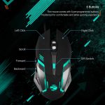 ⁦زيبرونيكس ماوس العاب ضوئي USB مع تاثير LED من زيب-ترانسفورمر-ام (اسود)⁩ - الصورة ⁦4⁩